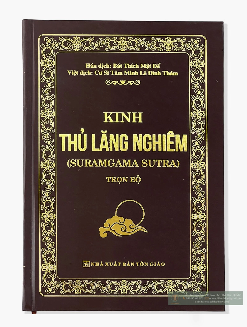 Bìa sách Kinh Lăng Nghiêm