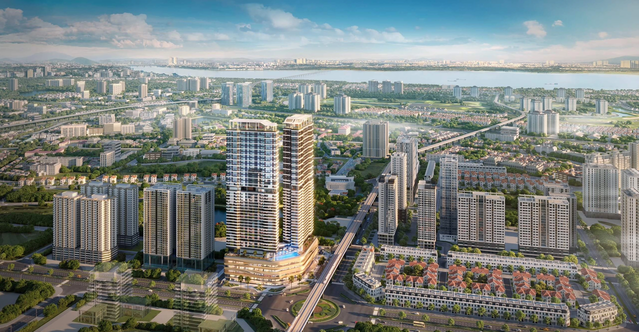 Han Jardin: Biệt thự và Căn hộ cao cấp tại Khu Ngoại Giao Đoàn 2026 Biệt thự sang trọng thuộc dự án Han Jardin