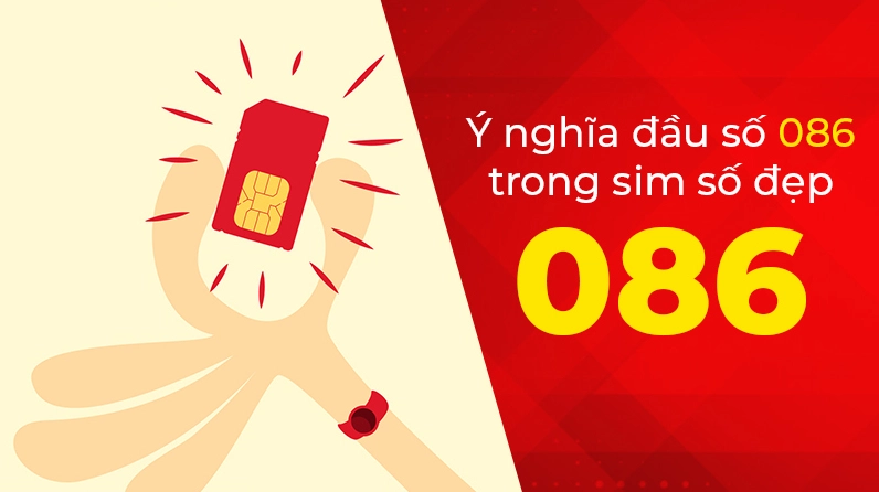 Biểu đồ ý nghĩa đầu số 086