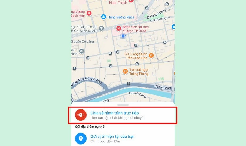 Biểu tượng vị trí trên Google Maps