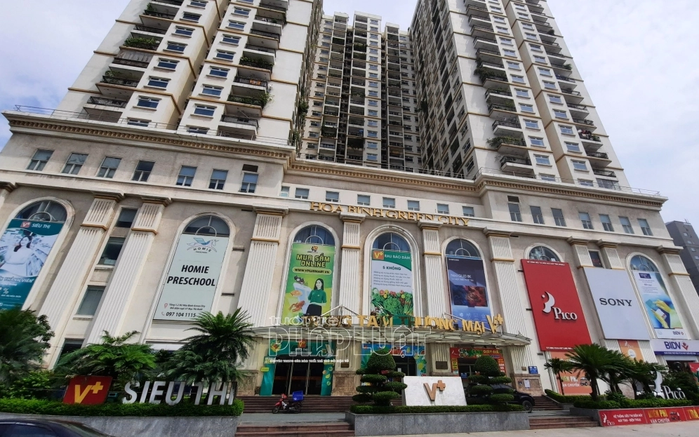 Cận cảnh một phần dự án Hoà Bình Green