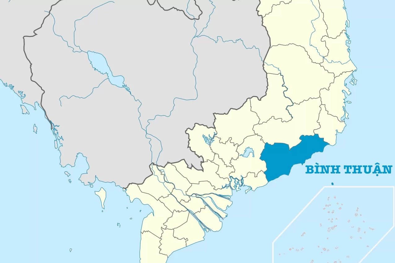 Cảnh biển đẹp tại Bình Thuận