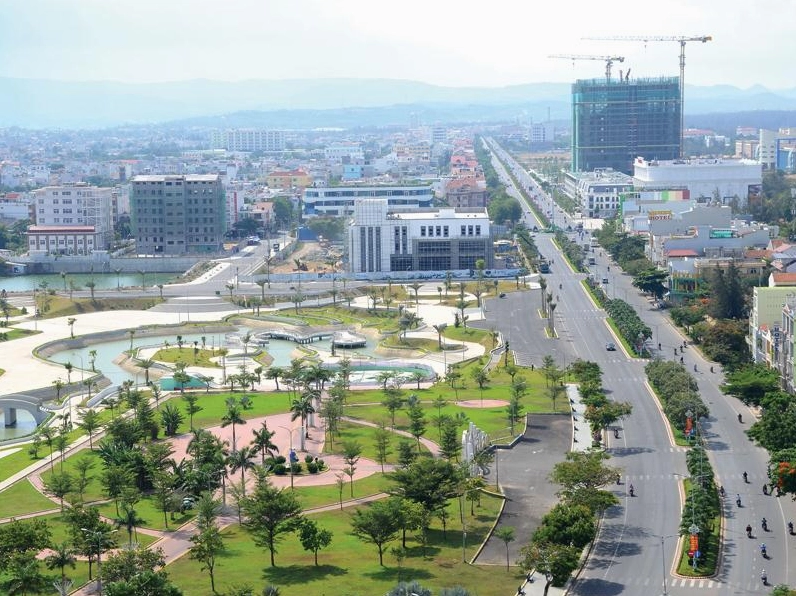 Cảnh quan kiến trúc hiện đại tại Tuy Hòa
