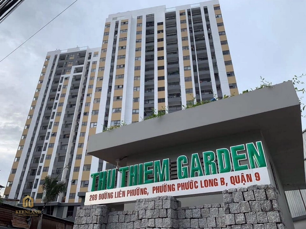 Cảnh quan đô thị hiện đại xung quanh Thủ Thiêm Garden