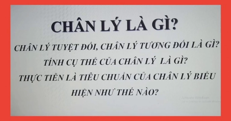 Chân lý là gì và các loại chân lý
