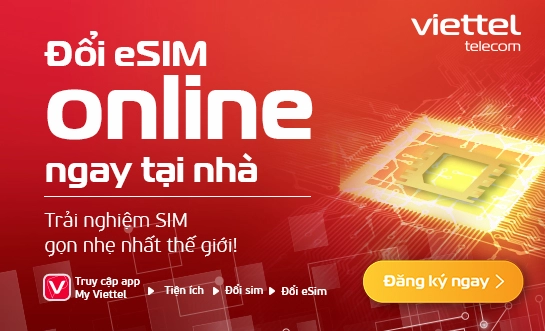 eSIM Viettel tiện lợi