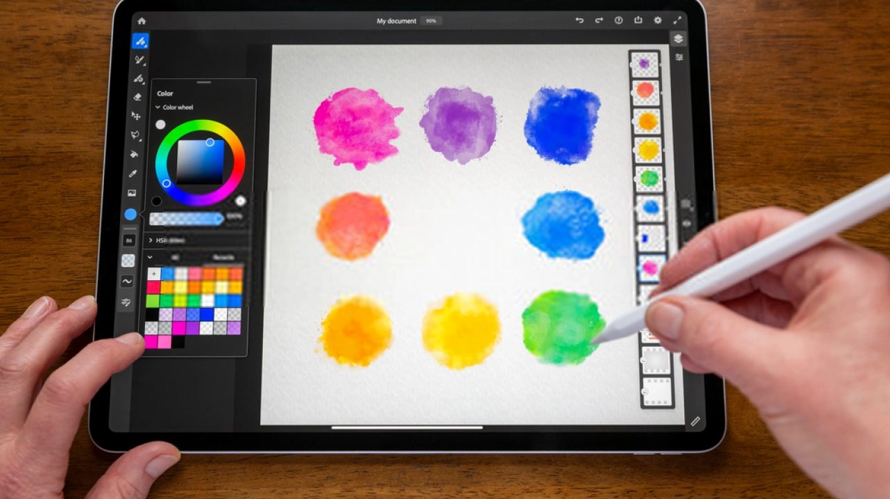Giao diện Autodesk Sketchbook
