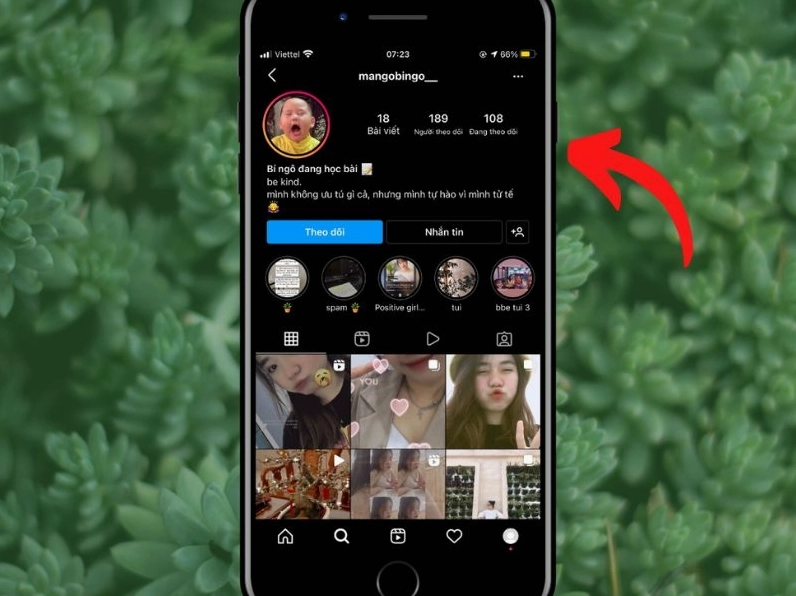 Instagram Ẩn Danh: Hướng Dẫn Chi Tiết Cách Xem Story & Profile 2026 Giao diện Instagram với biểu tượng ẩn danh