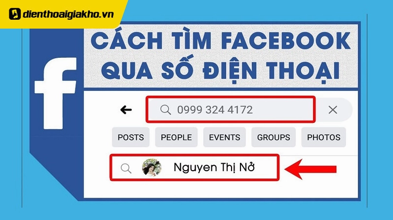 Giao diện đồng bộ danh bạ trên Facebook