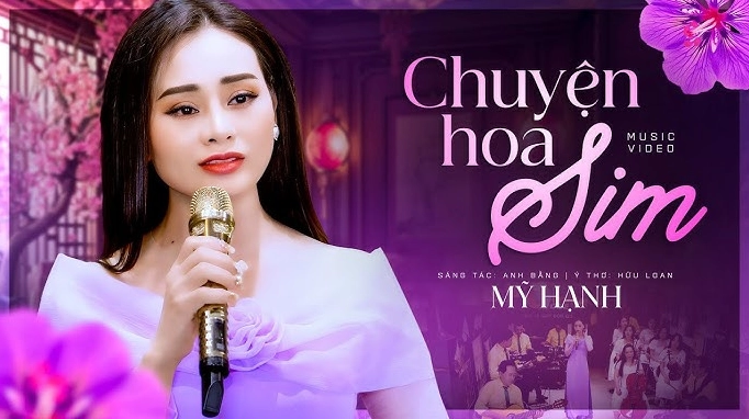 Phân Tích Chuyên Sâu Bài Hát Chuyện Hoa Sim: Biểu Tượng Tình Yêu Bất Diệt Hình ảnh minh họa hoa sim tím