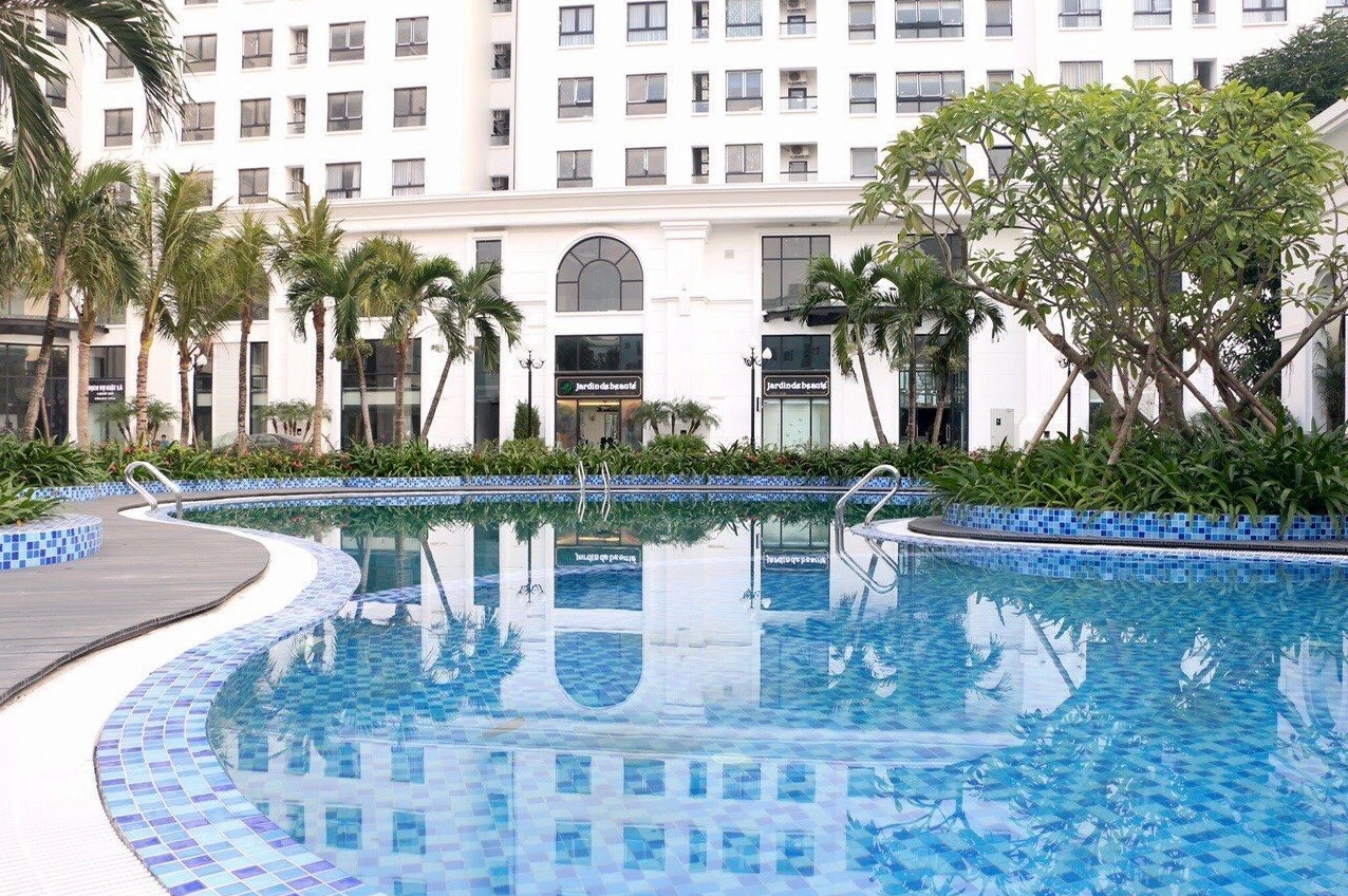Không gian xanh bao quanh Eco City Việt Hưng