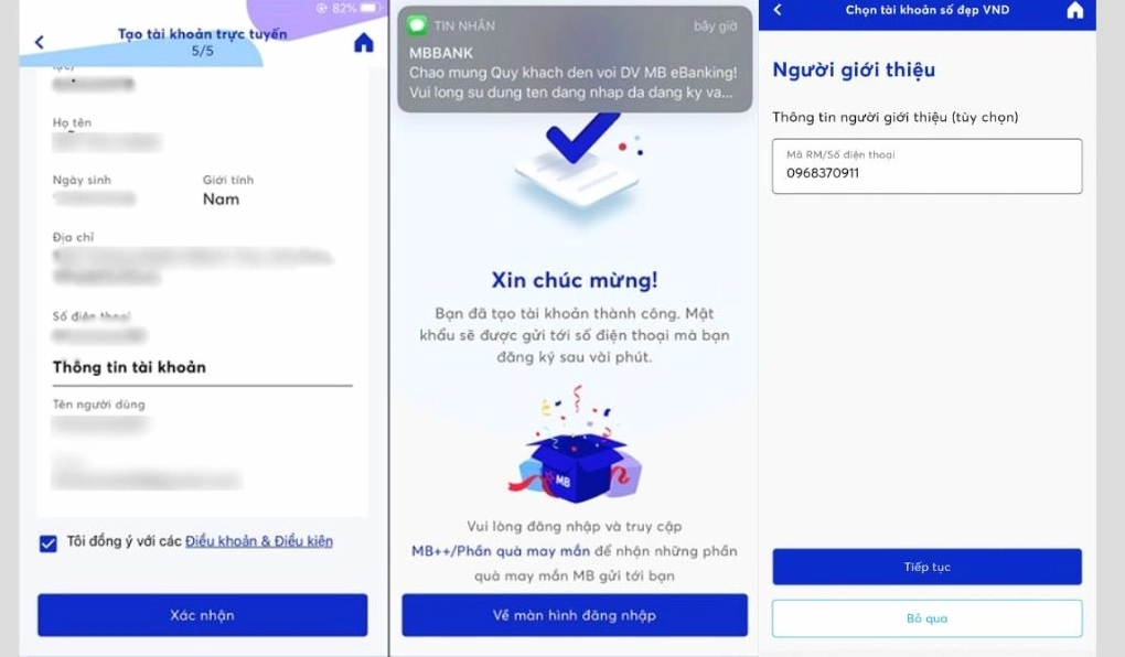 Lợi ích khi sử dụng mã giới thiệu MB Bank