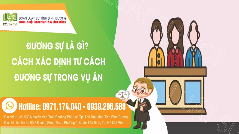 Minh họa các bên đương sự trong vụ án dân sự