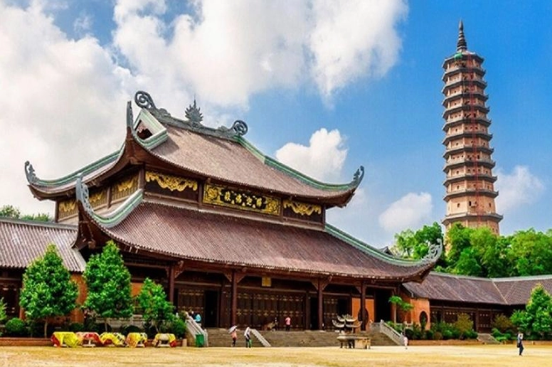 Chùa Bái Đính 2026: Kinh nghiệm và Cập nhật mới nhất Một góc kiến trúc ấn tượng tại Chùa Bái Đính
