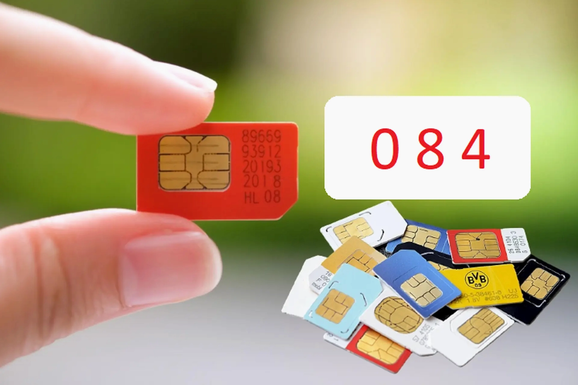 Mua SIM đầu số 084 tại đại lý Viettel