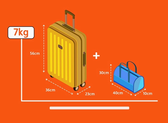 Hành lý xách tay Vietjet 2026: Quy định mới & mẹo tối ưu Mua thêm hành lý xách tay Vietjet Air