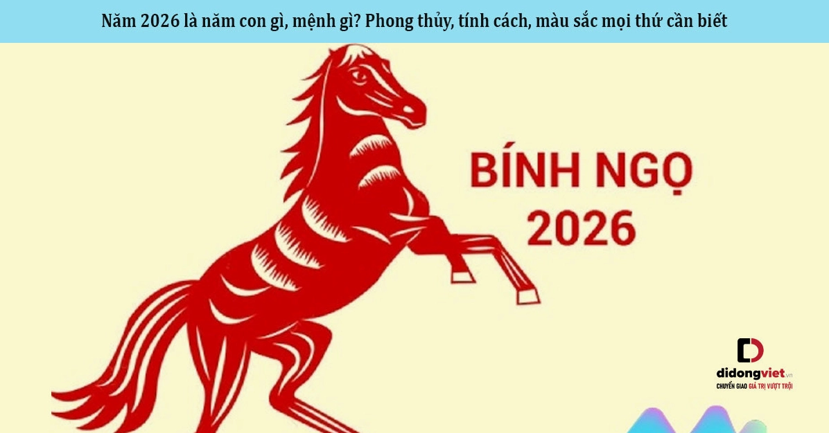 Năm 2026 là năm con Ngựa