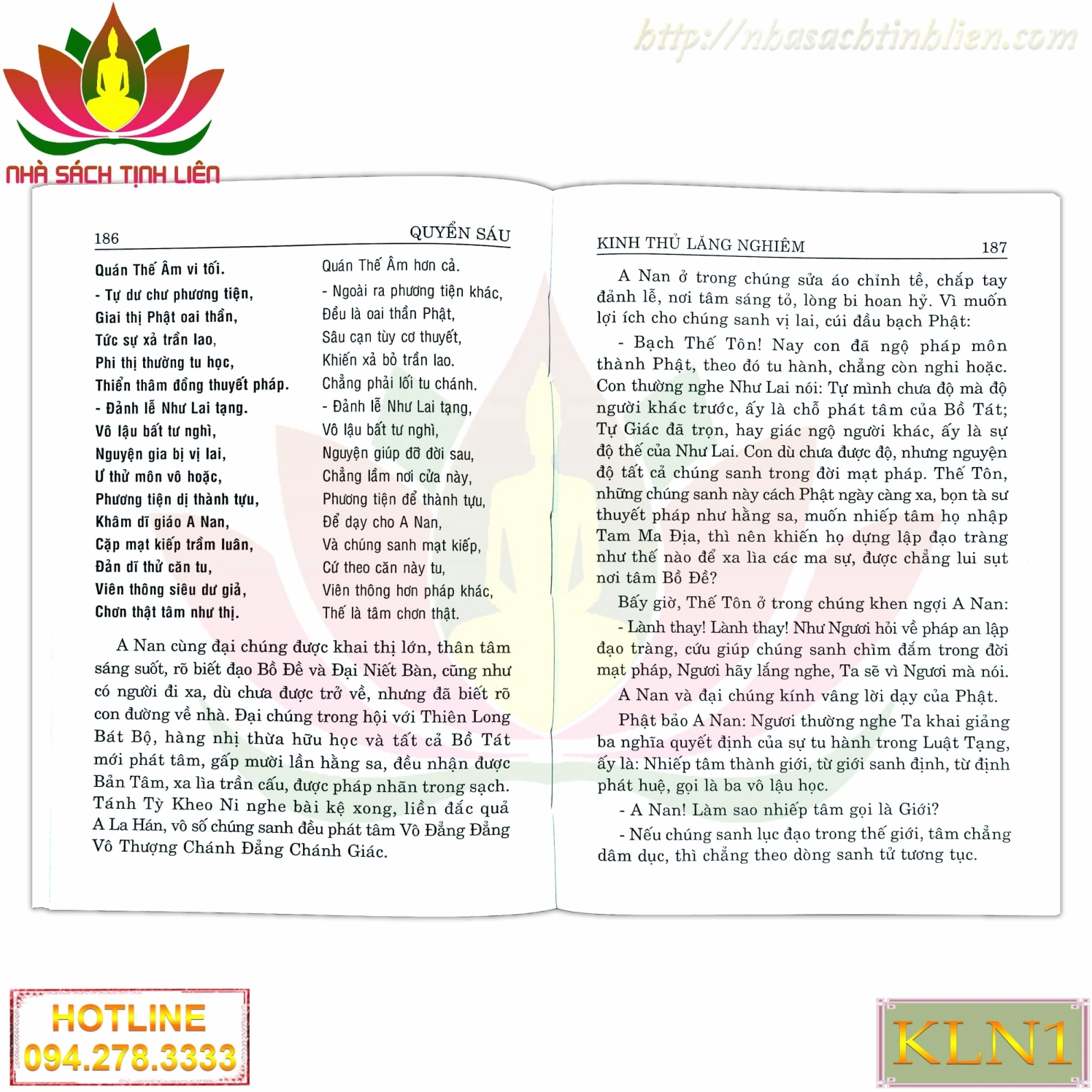 Người đang đọc Kinh Lăng Nghiêm