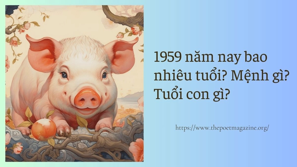 1959 năm nay bao nhiêu tuổi? Tính toán chi tiết và ý nghĩa Người sinh năm 1959 tuổi con gì?