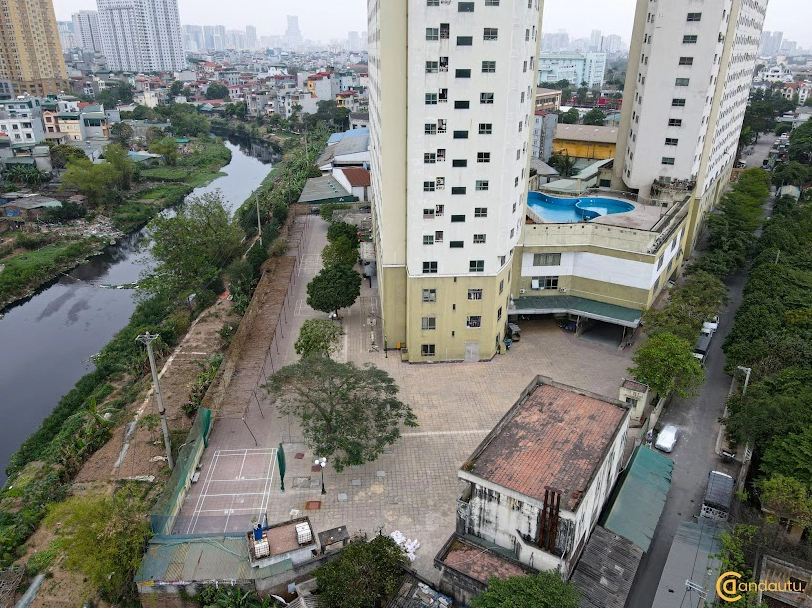 Chung cư Sông Nhuệ: Đánh giá chi tiết, tiềm năng đầu tư 2026 Phối cảnh chung cư Sông Nhuệ nhìn từ trên cao