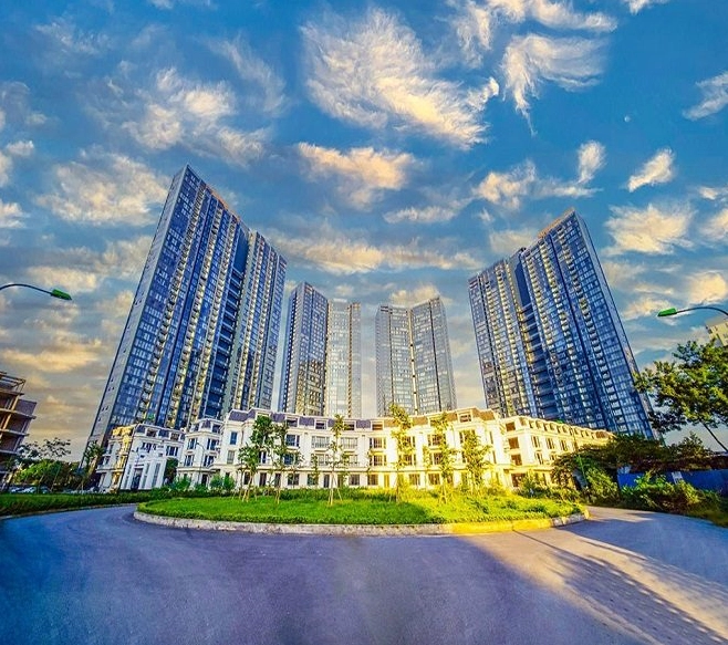 Phối cảnh tổng thể chung cư Sunshine City