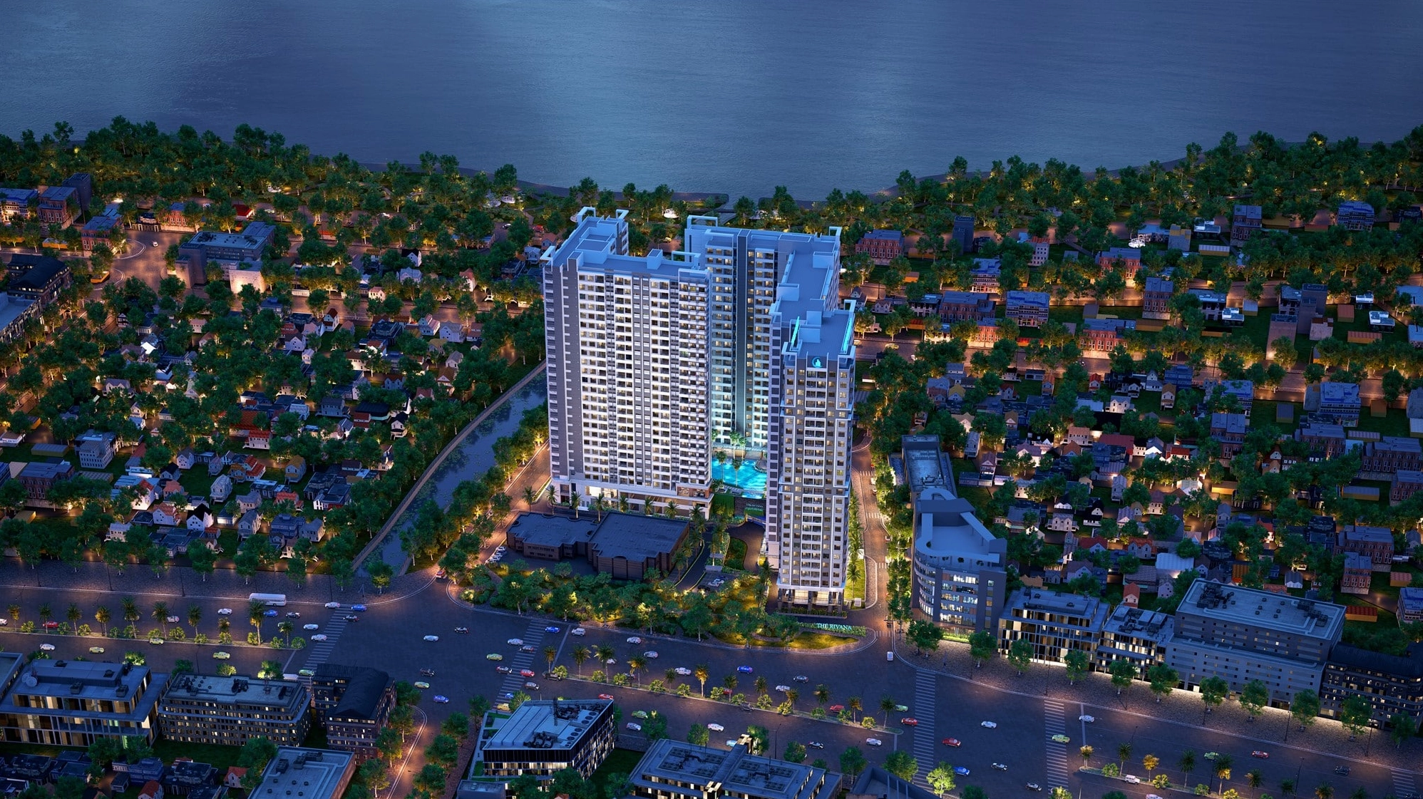 Tiện ích hồ bơi tại chung cư Rivana