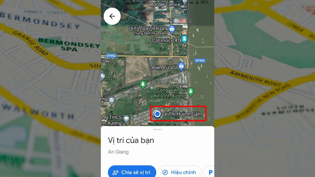 Tính năng chia sẻ vị trí trên Google Maps