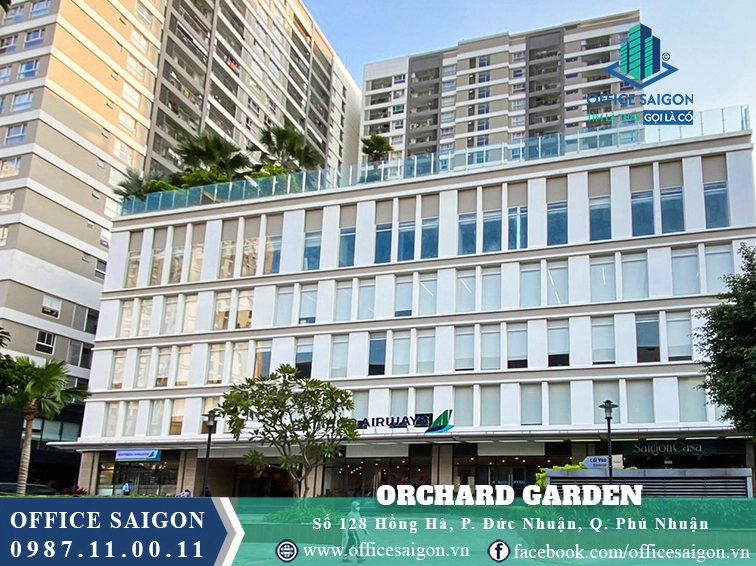 Toàn cảnh dự án Orchard Garden với không gian xanh bao phủ