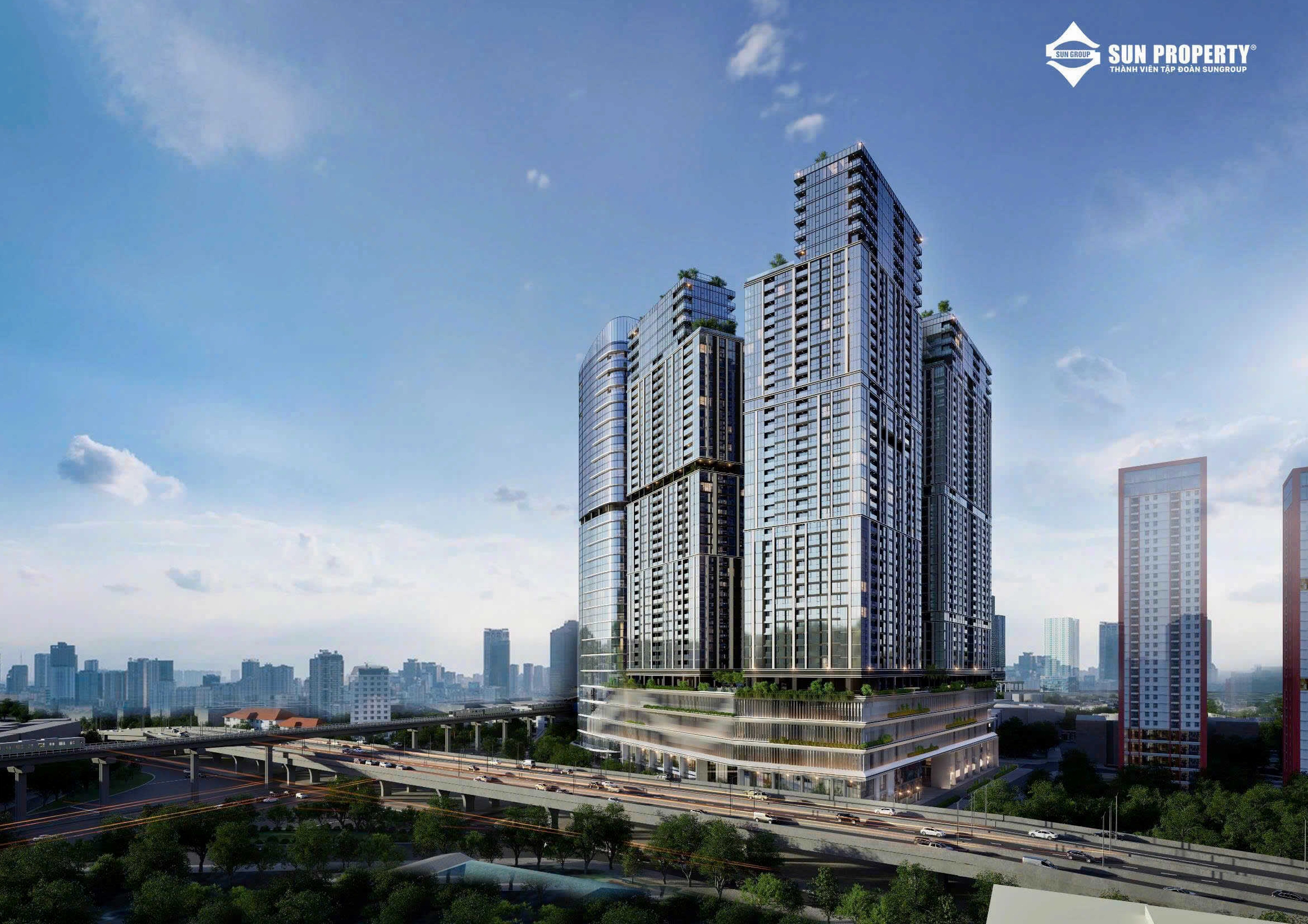 Toàn cảnh dự án Sun Grand City Cầu Giấy