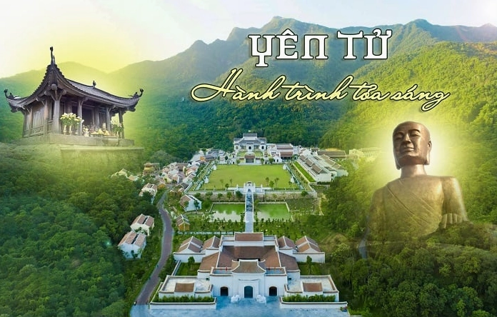 Chùa Yên Tử Ở Đâu? Khám Phá Tuyệt Tác Tâm Linh Miền Đông Toàn cảnh núi Yên Tử nhìn từ xa