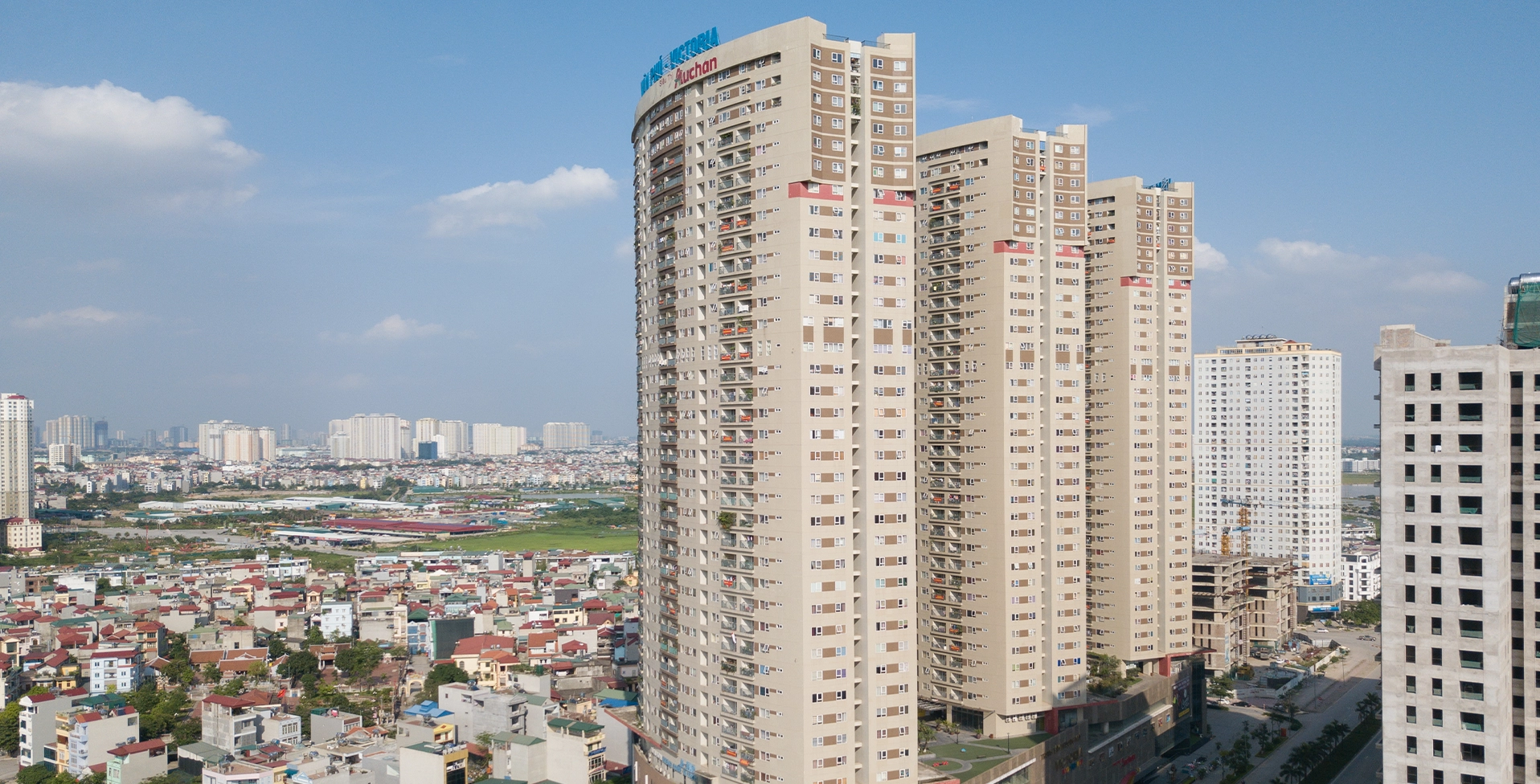 Victoria Văn Phú: Dự án Biệt thự & Shophouse đáng sống 2026 Tổng thể dự án Victoria Văn Phú nhìn từ trên cao
