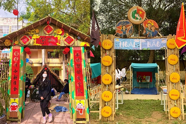 Cổng Trại Xuân 2026: Sáng Tạo, Độc Đáo và Ý Nghĩa Trang trí cổng trại tết ấn tượng
