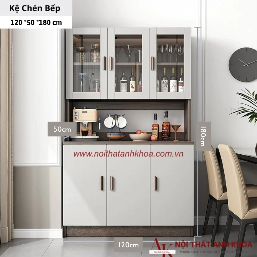 Tủ đựng chén bát thông minh tích hợp công nghệ