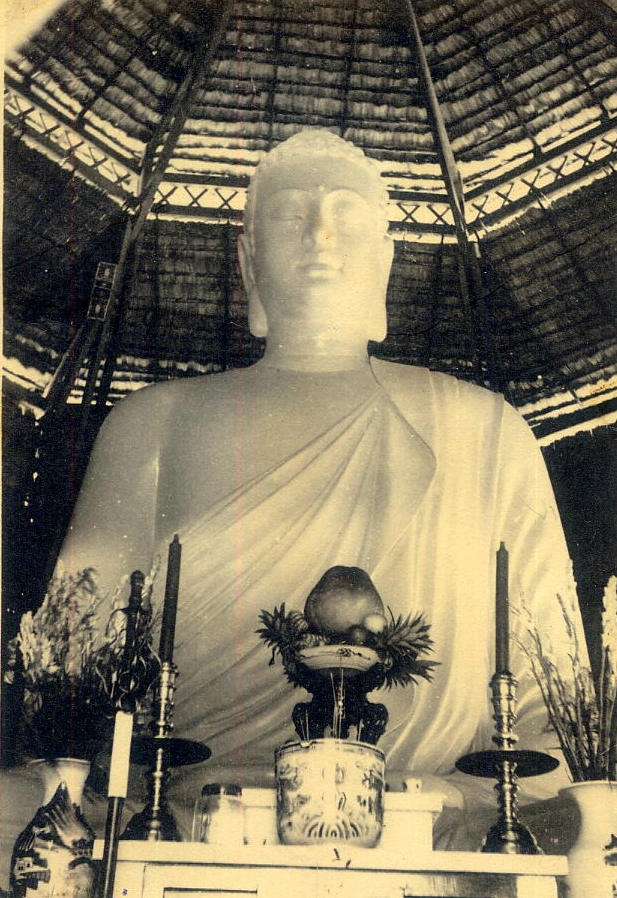 Tượng Phật Cô Đơn trong không gian tĩnh lặng