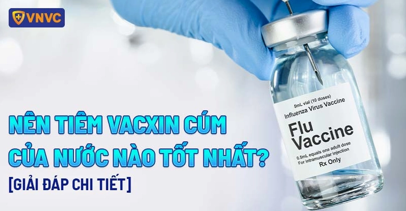 Đánh giá vacxin cúm nước nào tốt nhất