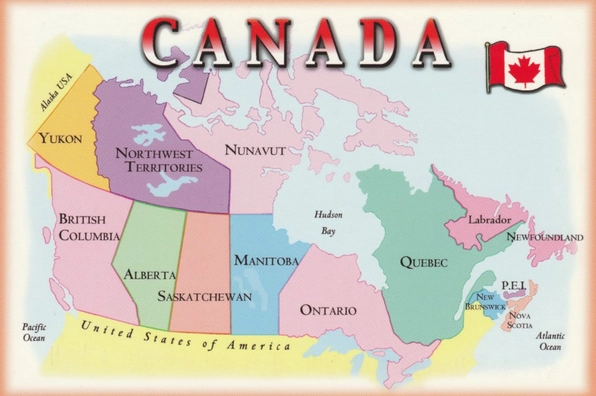 Bản đồ Canada