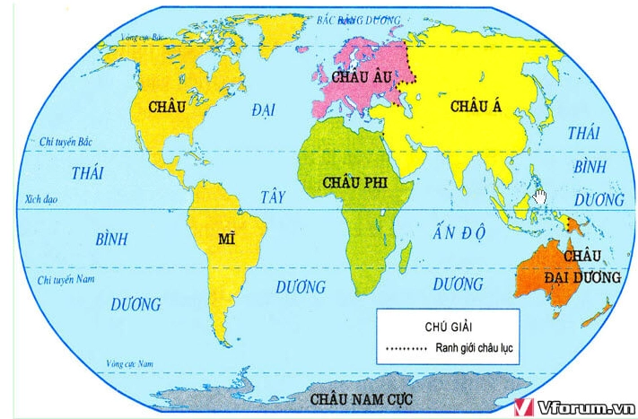 Bản đồ Châu Á