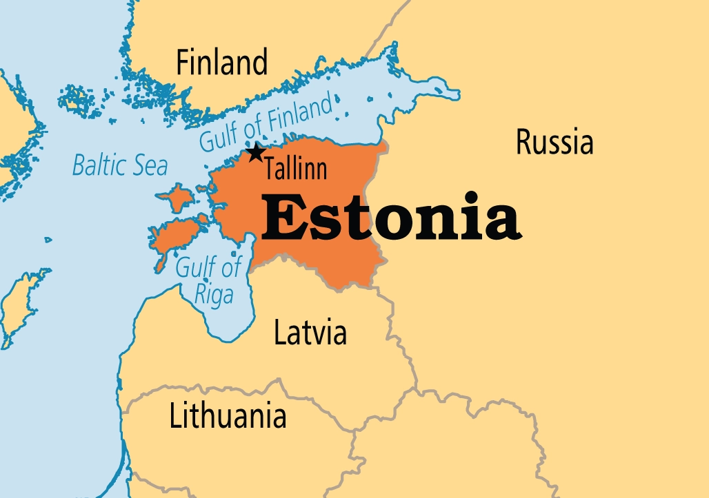 Bản đồ Estonia