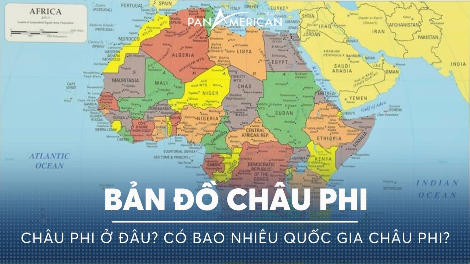 Bản đồ hành chính châu Phi