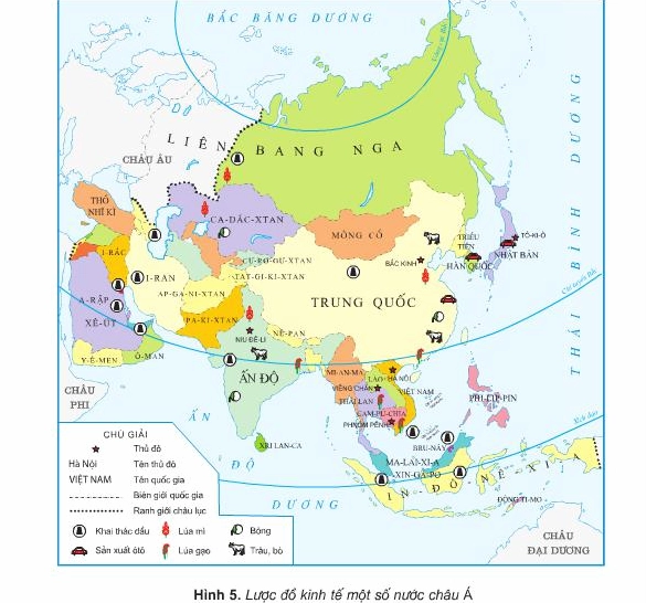 Bản đồ nước Nga