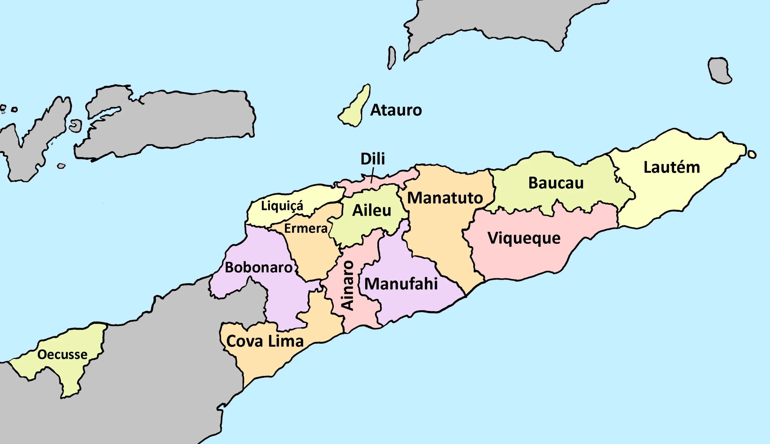 Đông Timor Tách Ra Từ Nước Nào? Lịch Sử & Con Đường Độc Lập Bản đồ Đông Timor