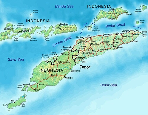 Đông Timor Tách Ra Từ Nước Nào? Lịch Sử & Con Đường Độc Lập Bản đồ vị trí địa lý của Đông Timor