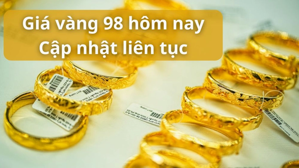 Giá vàng nhẫn 98 hôm nay: Cập nhật & Phân tích chi tiết 2026 Bảng giá cập nhật giá vàng nhẫn 98 hôm nay