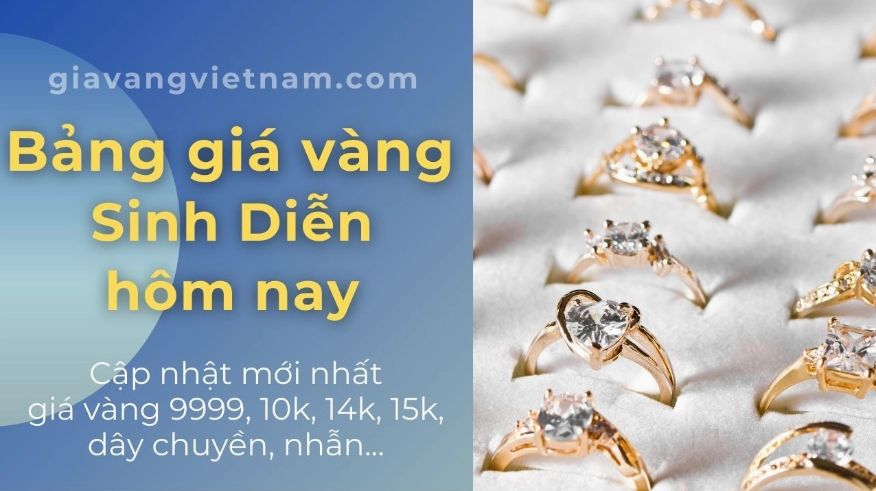 Giá Vàng Hôm Nay Sinh Diễn: Dự Báo Biến Động 2026 Bảng giá vàng sinh diễn