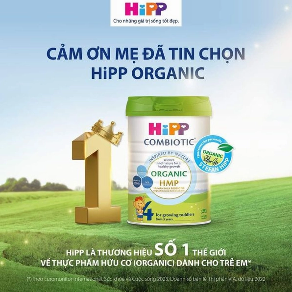 Bé vui khỏe cùng sữa Hipp