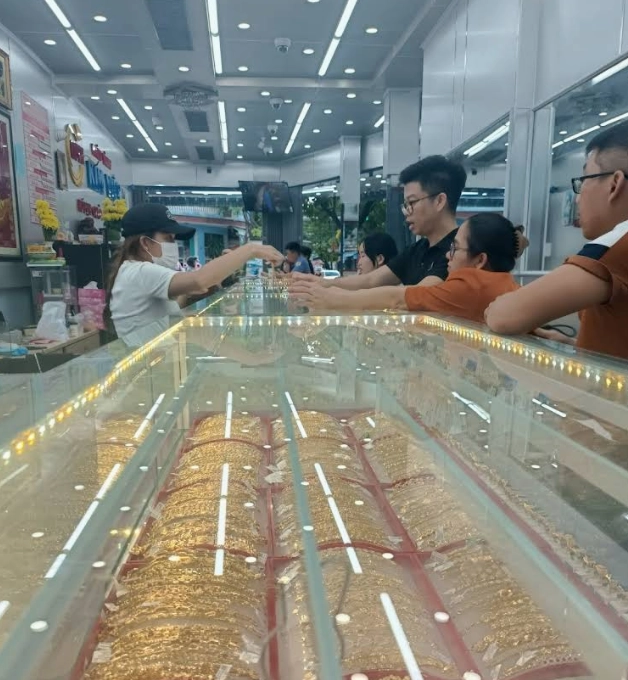 Biểu đồ giá vàng biến động