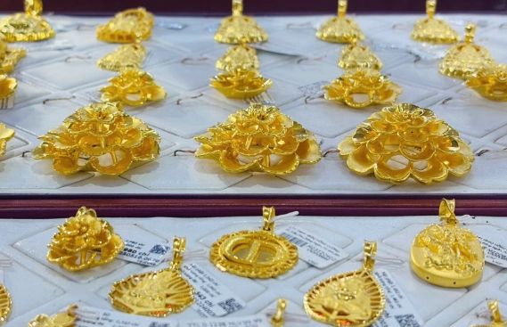 Biểu đồ giá vàng biến động