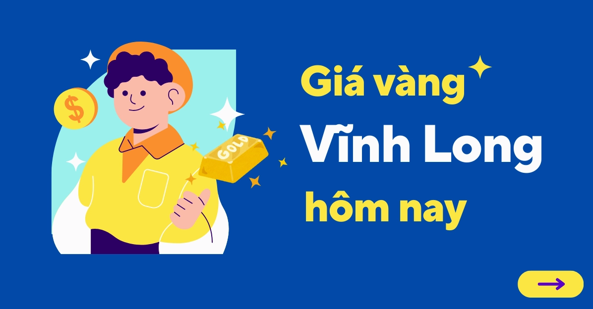 Biểu đồ giá vàng hôm nay Vĩnh Long