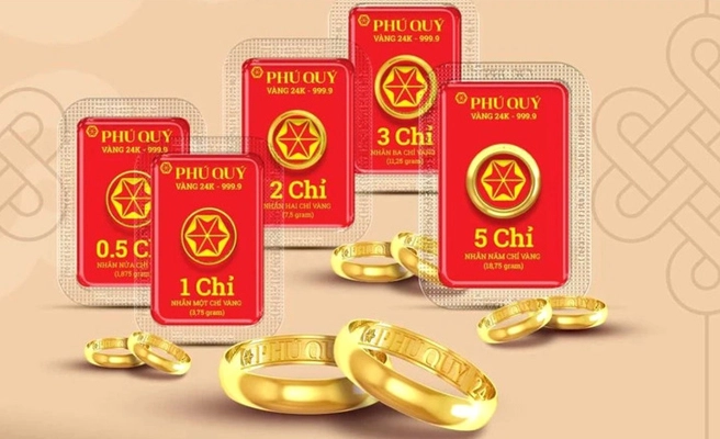 Biểu đồ giá vàng Phú Quý theo thời gian