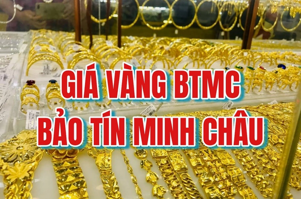 Biểu đồ giá vàng SJC tại Bảo Tín Minh Châu